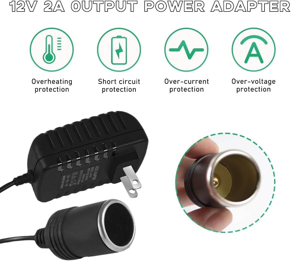 AC to DC Converter, 100-240V to 12V 2A 24W AC/DC Converter, Auto AC/DC Power …