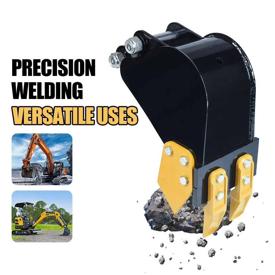 200mm Narrow Digging Bucket Attachment For 0.8-1.8Ton Mini Excavator 25mm Pin