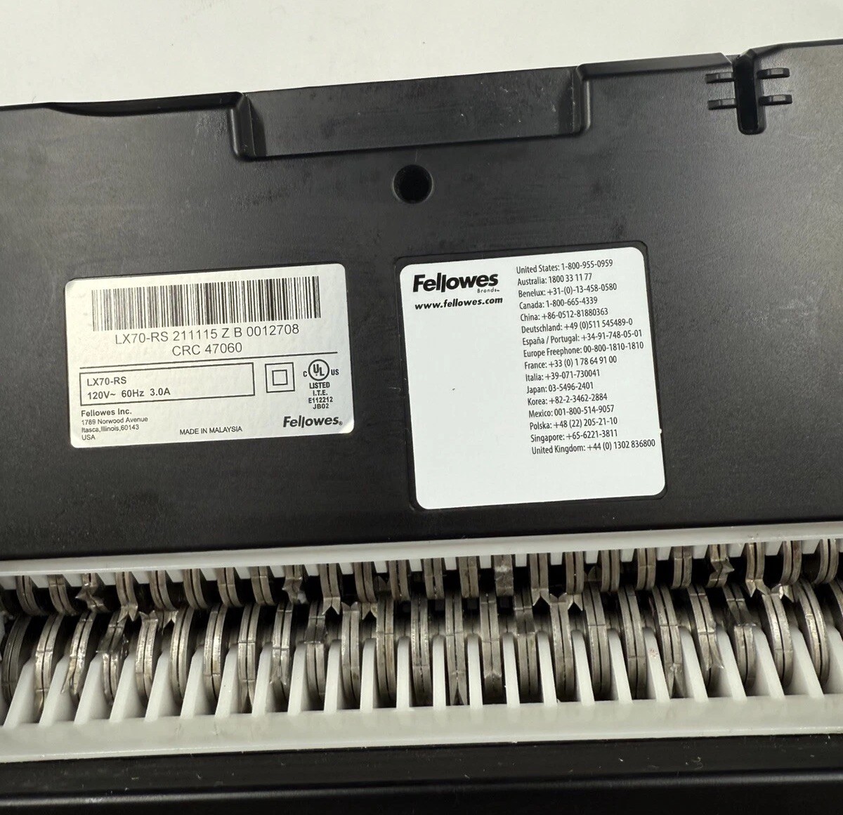 Followes Powershred LX70-DB 11 Sheet