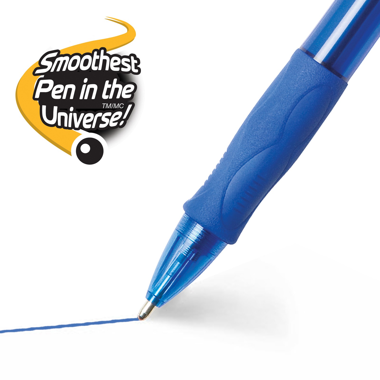 BIC Glide Bold Retractable Ball Pen, Blue, 1.6mm Bold Point, 36 Pack