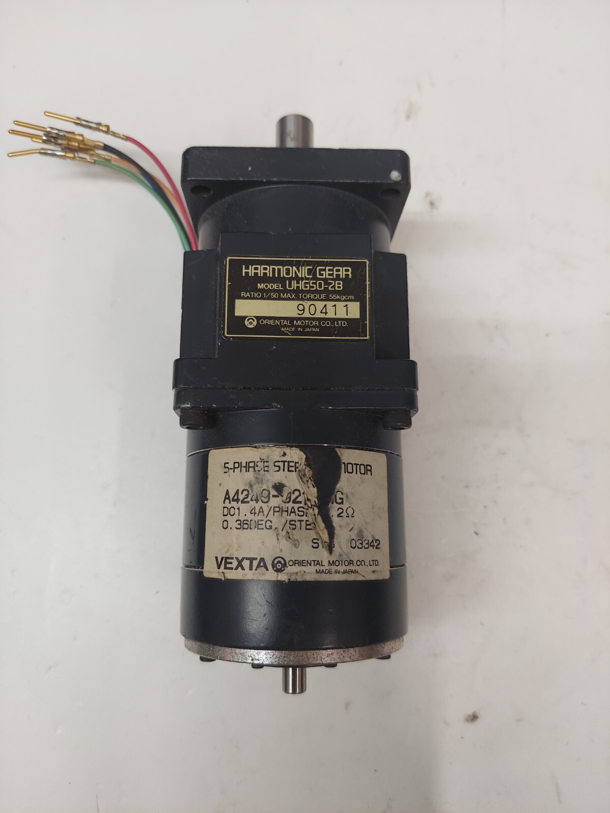 A4249-9215HG VEXTA ORIENTAL HARMONIC GEAR 5-PHASE STEPPING MOTOR DC 1.4A M6 1