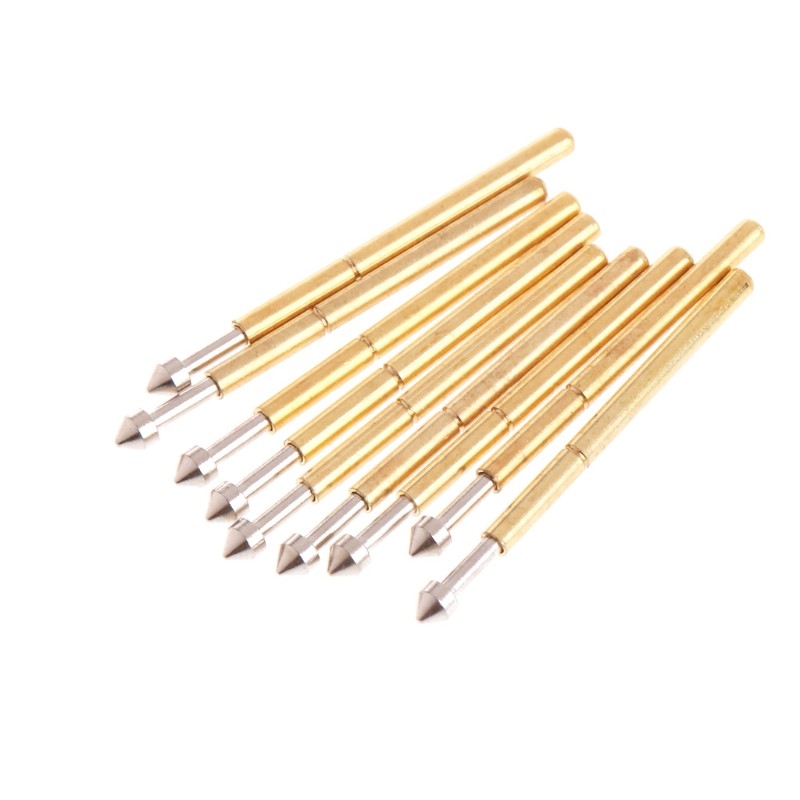 Upgraded Spring Test Probe Resistance 50mΩ Dia 1.3mm Length 16mm Spring Contact