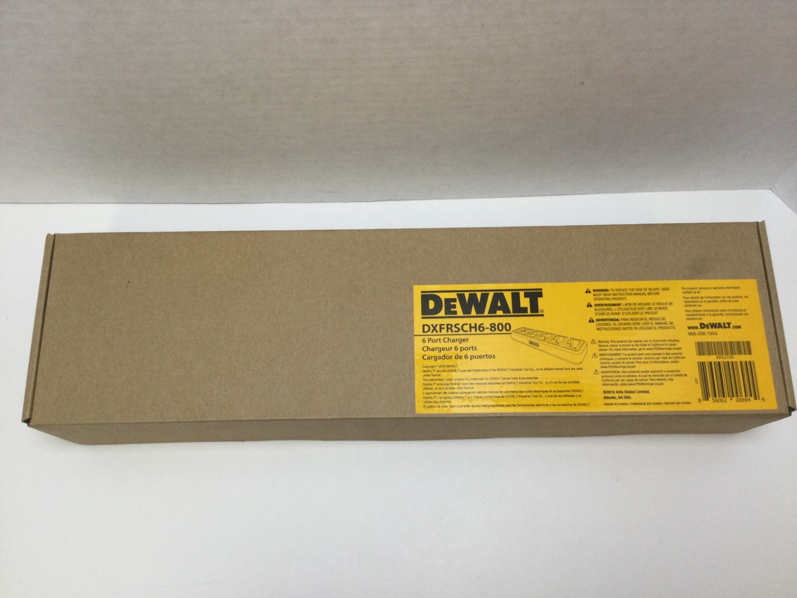 DEWALT 6 Port Charger for DXFRS800 Walkie Talkie Two-Way Radios, NEW/SEALED