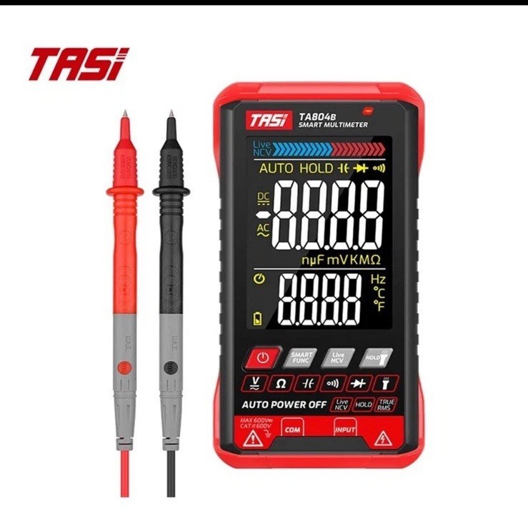 Digital MULTIMETER Voltmeter Ammeter Ohmmeter Volt AC DC Tester Leads Meter LCD