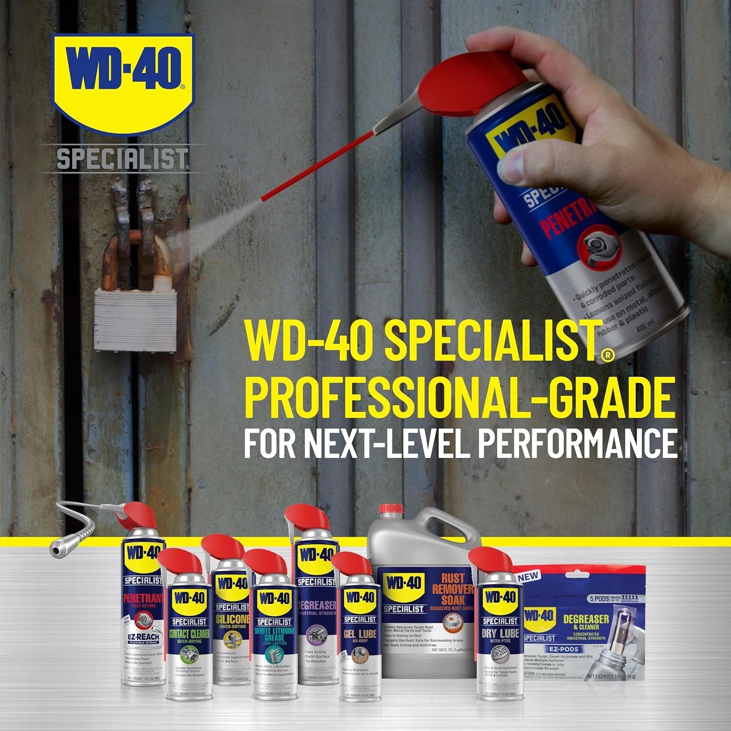 Professional Penetrant with Smart Straw – 11 Oz Spray (6-Pack) – Low Odor