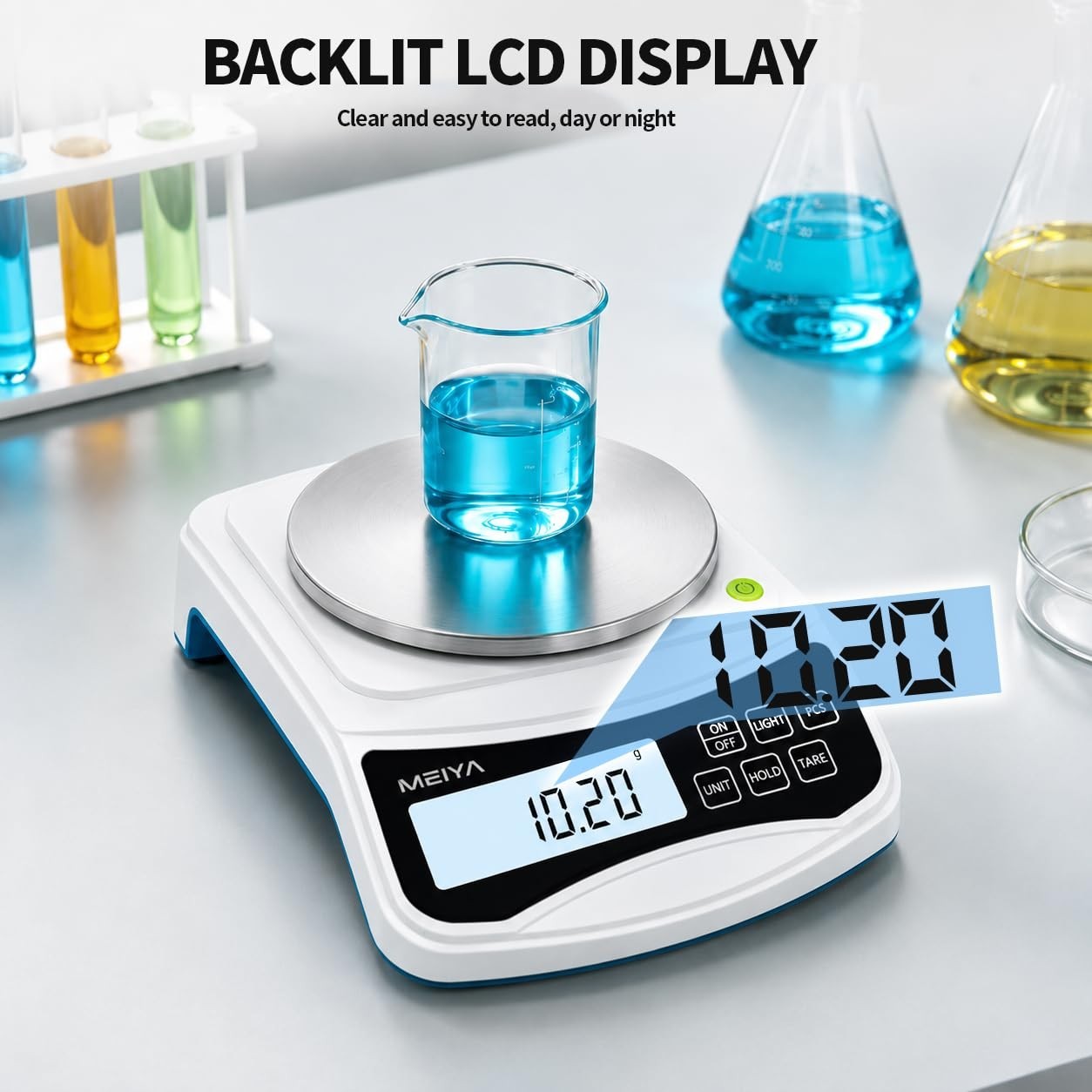 High Precision Digital Lab Scale 1000g x 0.01g – Multi-Function Electronic Balan