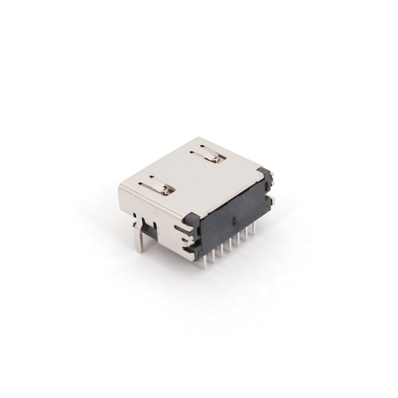 10Pcs HDMI Type A Right Angle 3 Row 19-Pin DIP Female Socket PCB Mount Connector