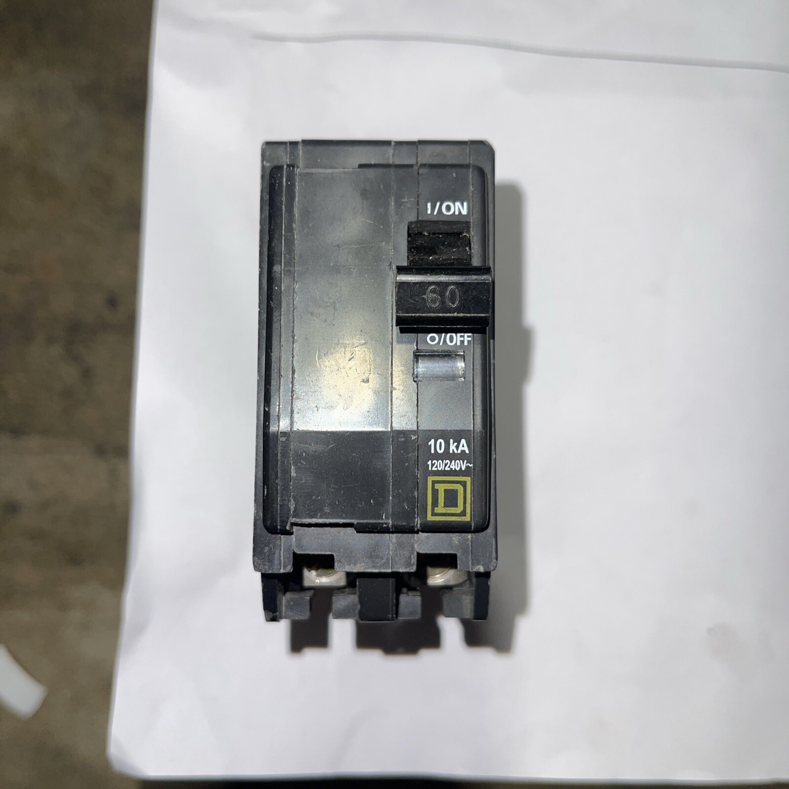 Square D QO260 Circuit Breaker 2pole 60 Amp QO Breaker