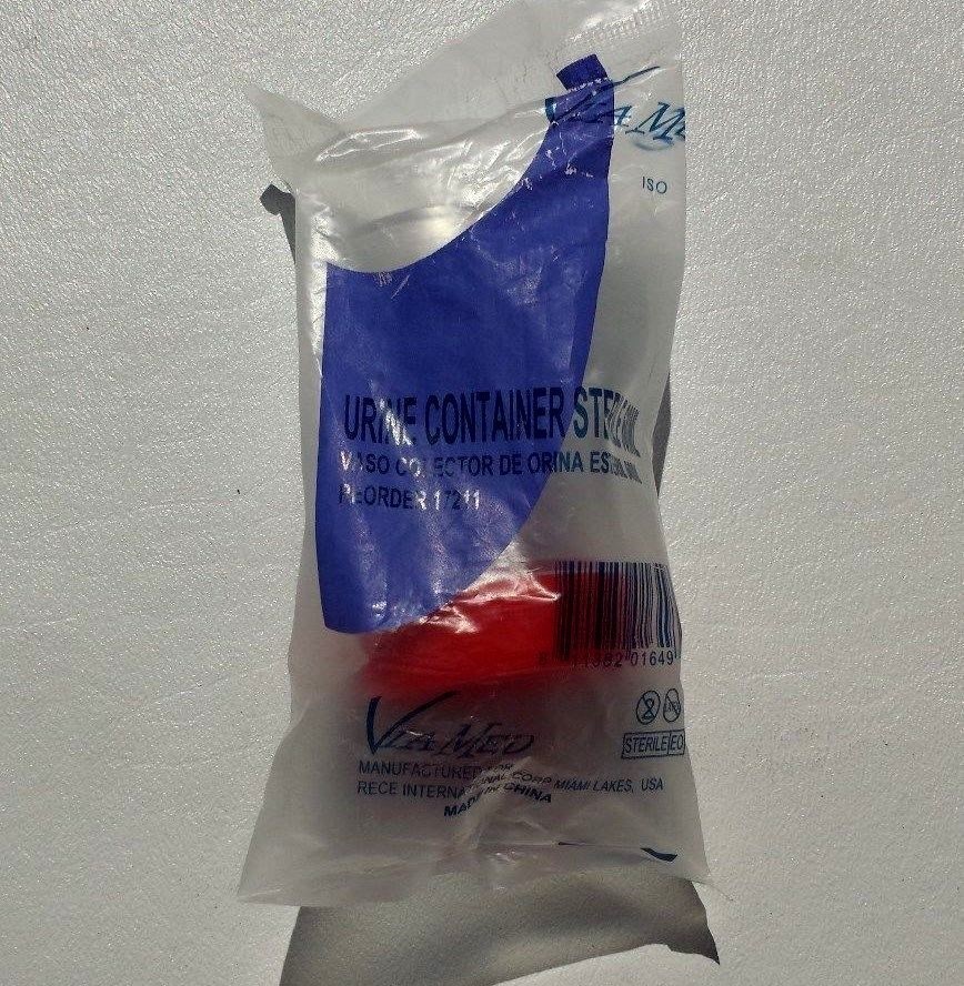 Urine Collection Container Sterile Sample Specimen Bottle Cup 60 ML, 12 Pcs