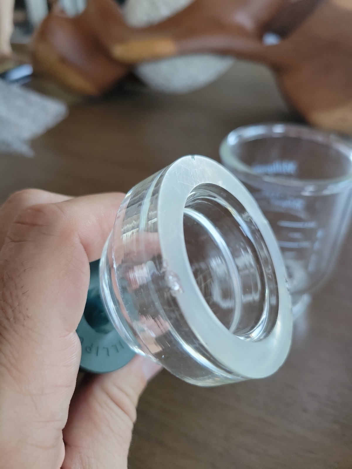 Millipore Pyrex #4 300mL Glass Funnel and PYREX Part #2 Funnel Filter 343