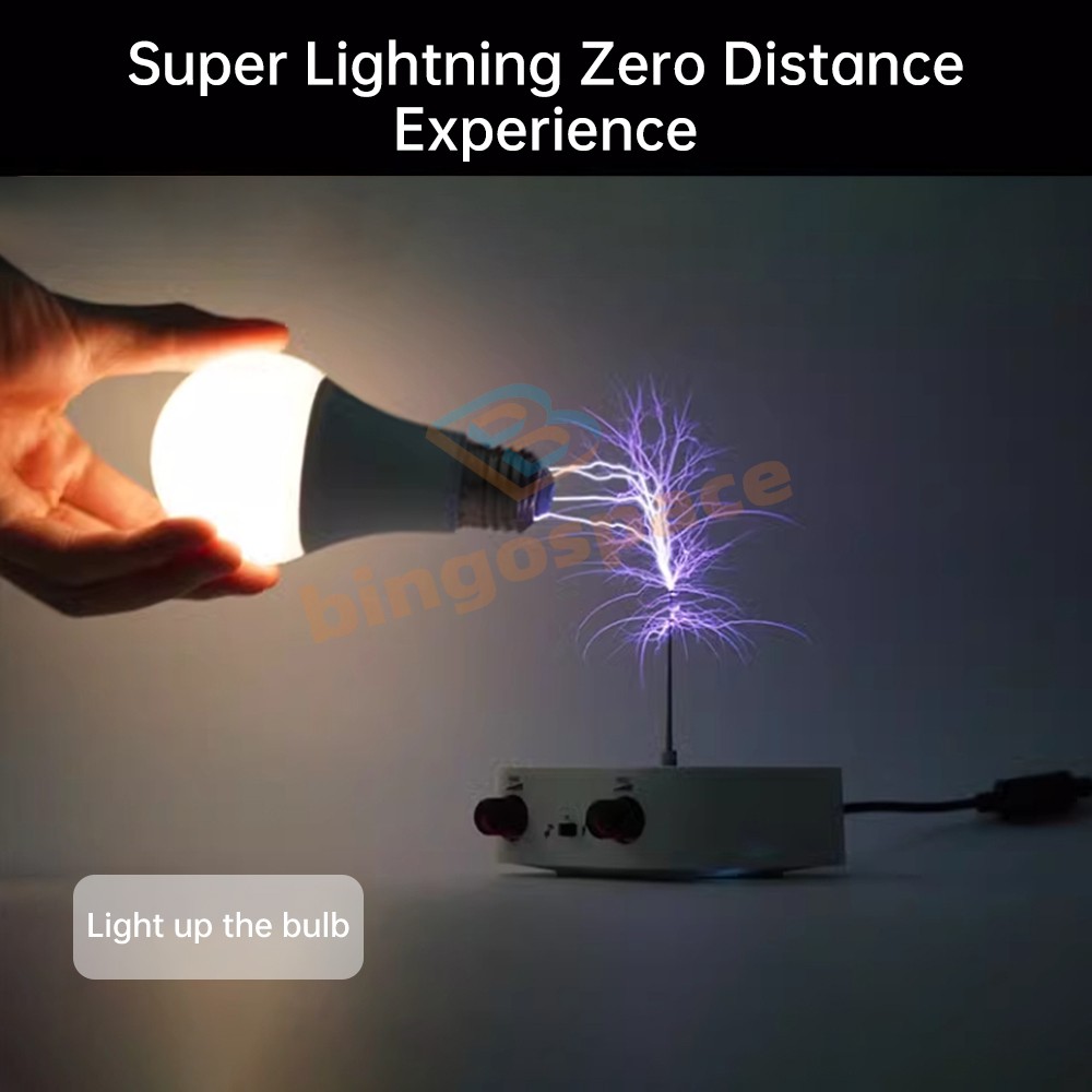 AC110-220V Mini Tesla Coil Bluetooth Music Tesla Coil w/Lightning&Music Modes