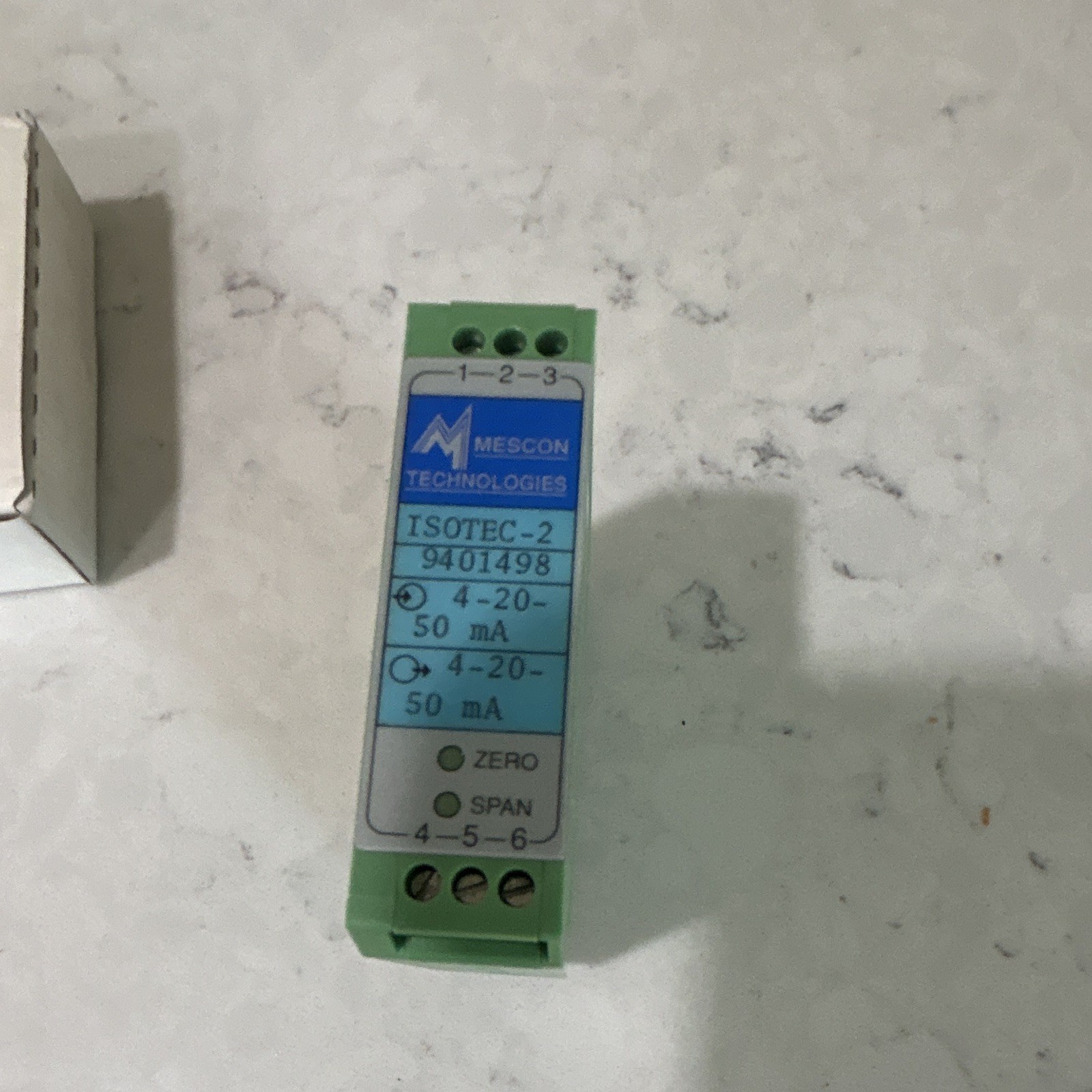 NEW MESCON ISOTEC-2 DIN Rail Signal Isolator 4-20mA to 4-20mA Phoenix Contact