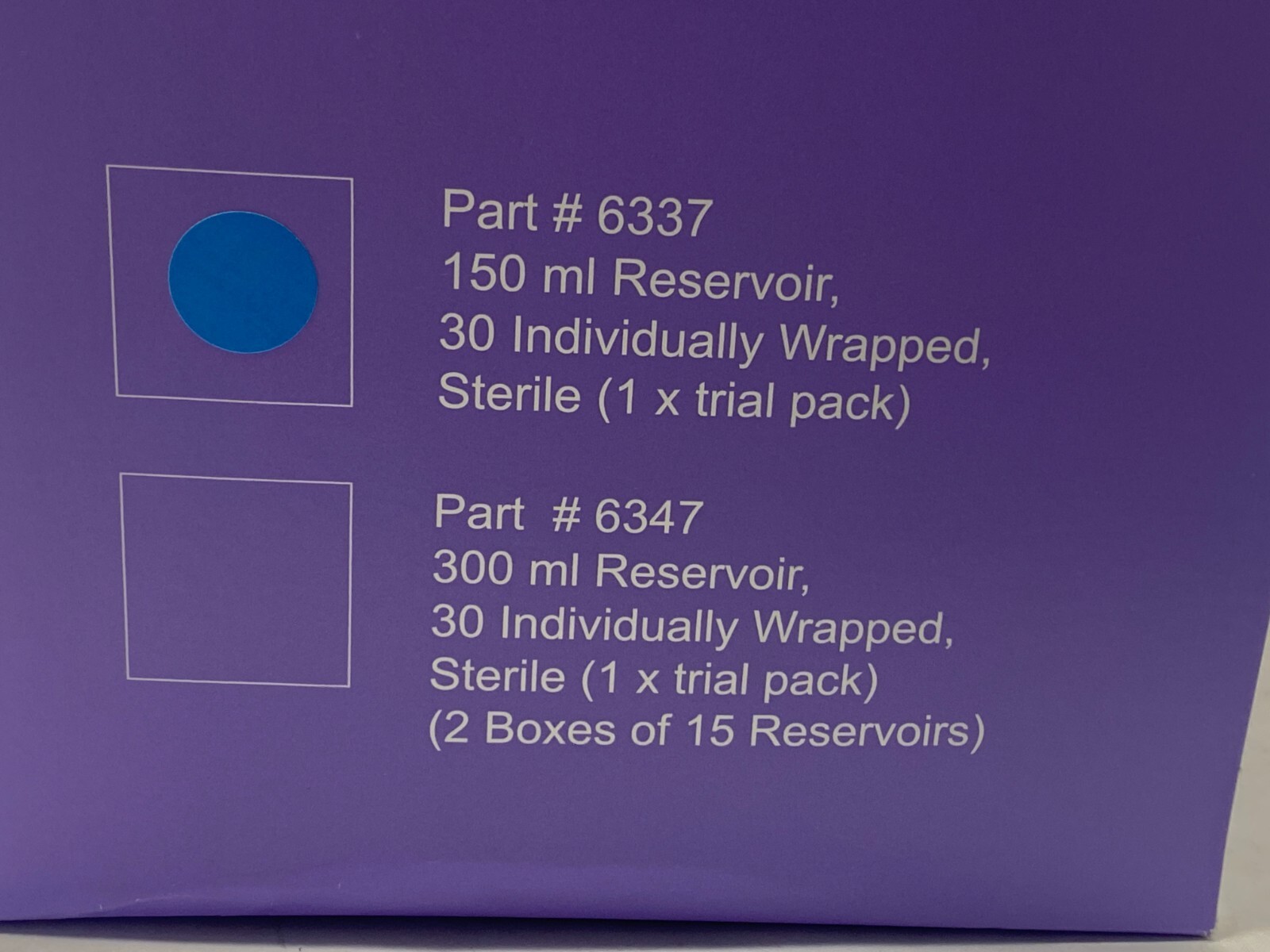 (28) Integra 150 mL Individually Wrapped Clear Advantage Reagent Reservoirs 6337