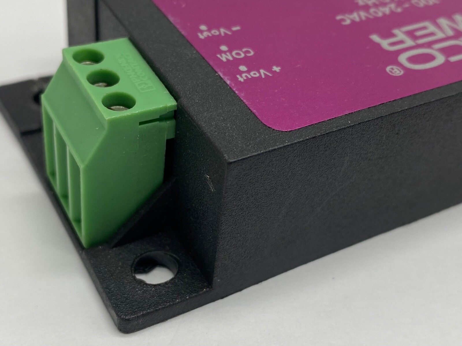 TracoPower switching encapsulated power supply TPM15215C +/- 15vdc output