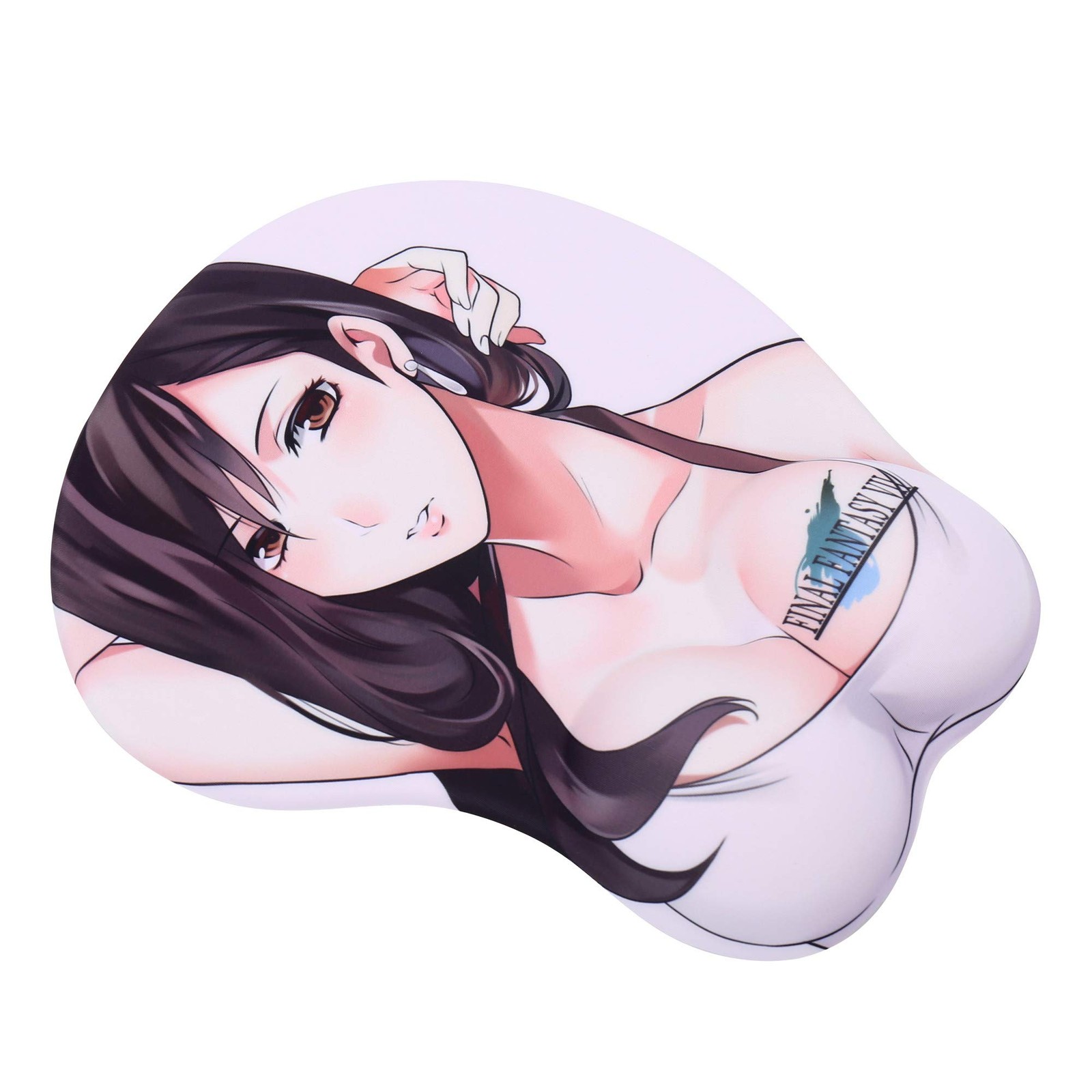 Boo Ace Anime Mouse Pads Boob Oppai Gaming 3D 10.2 x 8.7 x 1.2 Inches, Tifa 4