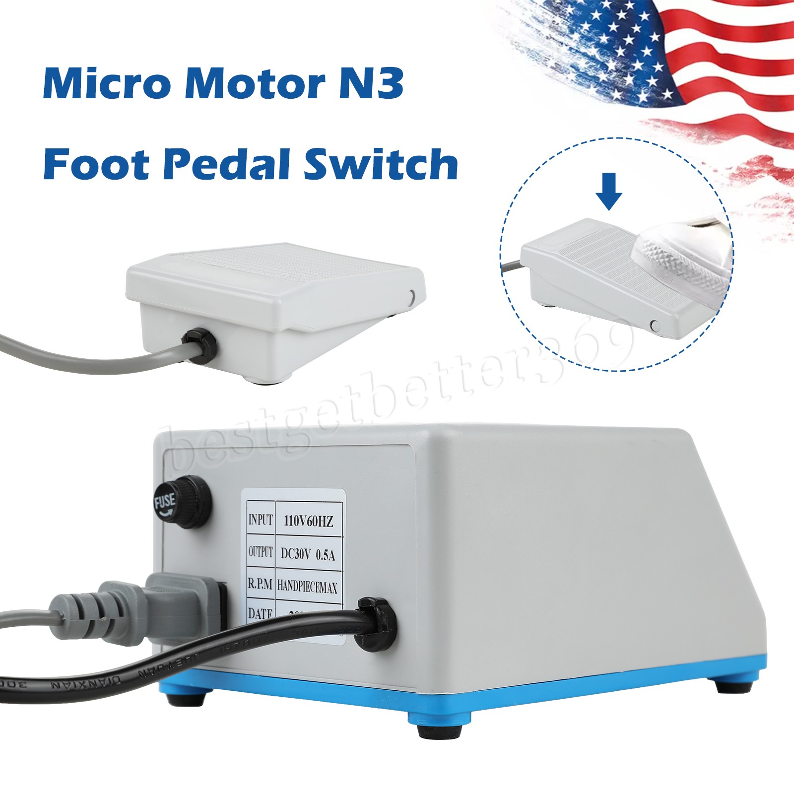 Dental Lab Marathon Electric Polisher Unit N3 Micromotor Polishing Machiner |NEW