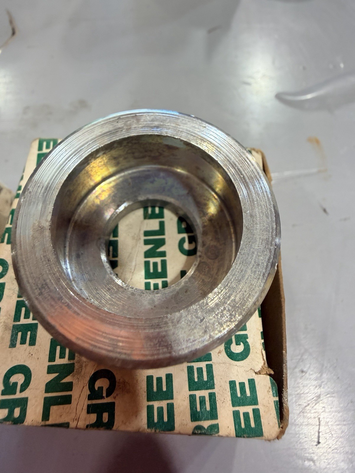 Greenlee 36489 Slug-Splitter Die 1.21″ 30.5mm Stainless Steel Knockout Die NOS