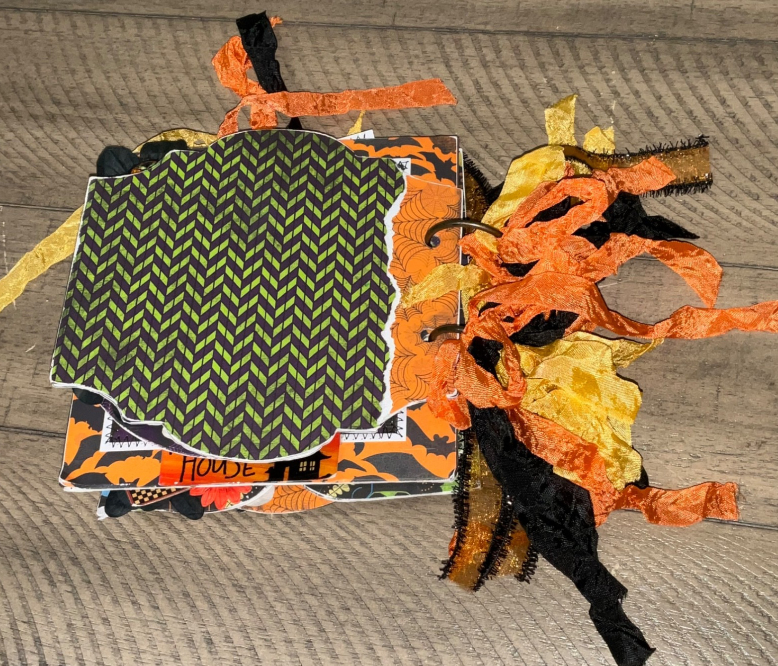 Junk Journal – Halloween Handmade – LOVELY VERY DETAILED OOAK