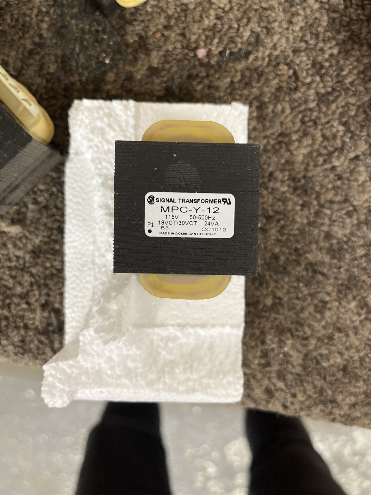 Signal Transformer MPC-Y-12 PWR XFMR 18VCT/30VCT 24VA 50-500Hz