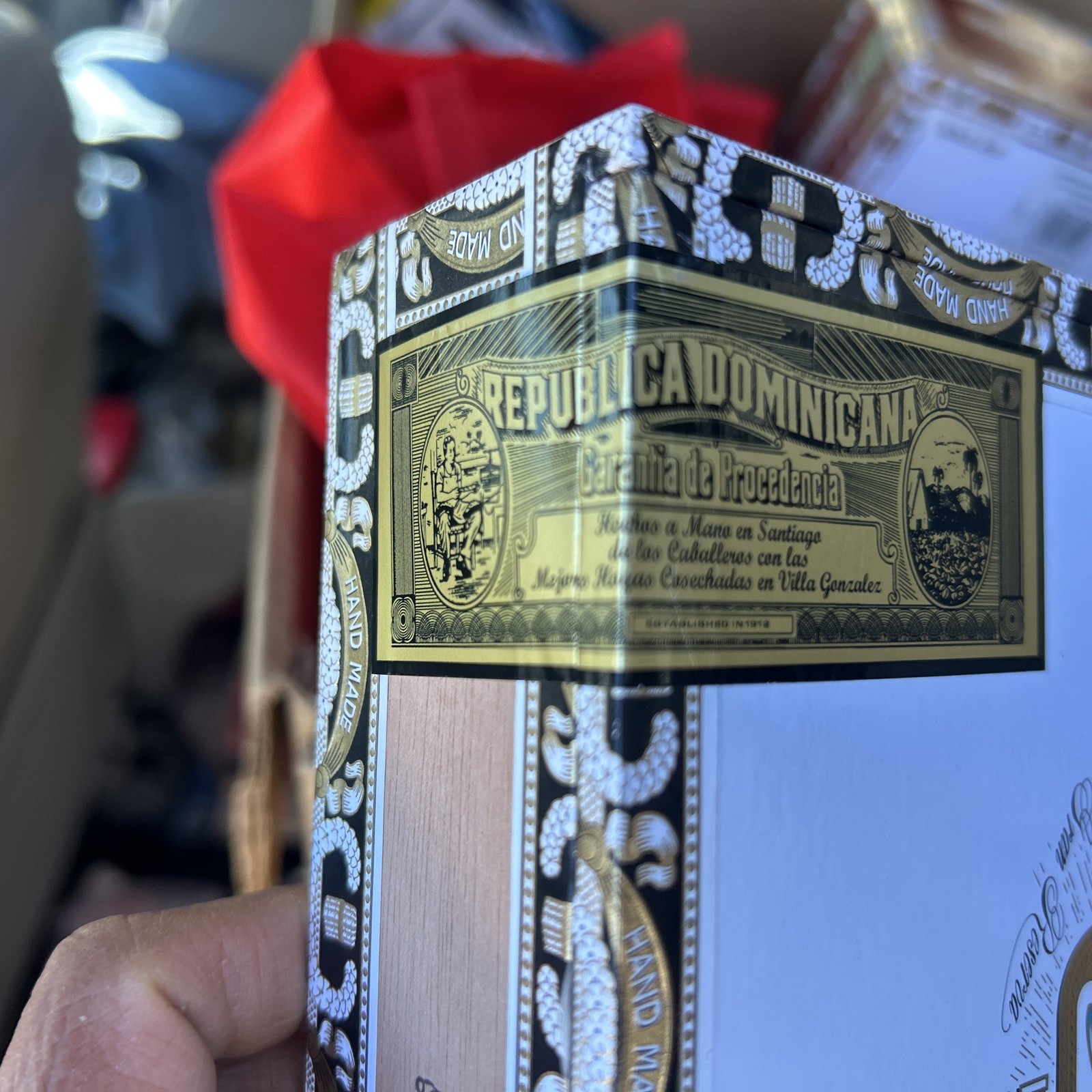 2 Arturo Wooden Cigar Box Empty Magnum & Arturo Fuente Dominican Republic