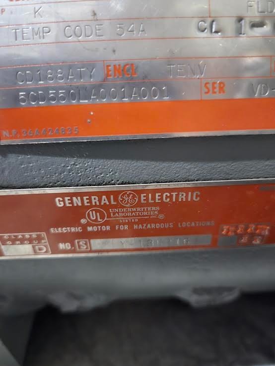 GE 1 HP KINAMATIC DIRECT CURRENT MOTOR 5CD550LA001A001 CD188ATY 180V NEW $1999