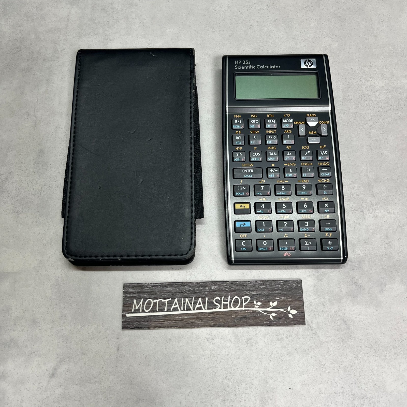 HP 35s RPN Programmable Scientific Calculator Black With Original Case Tested!