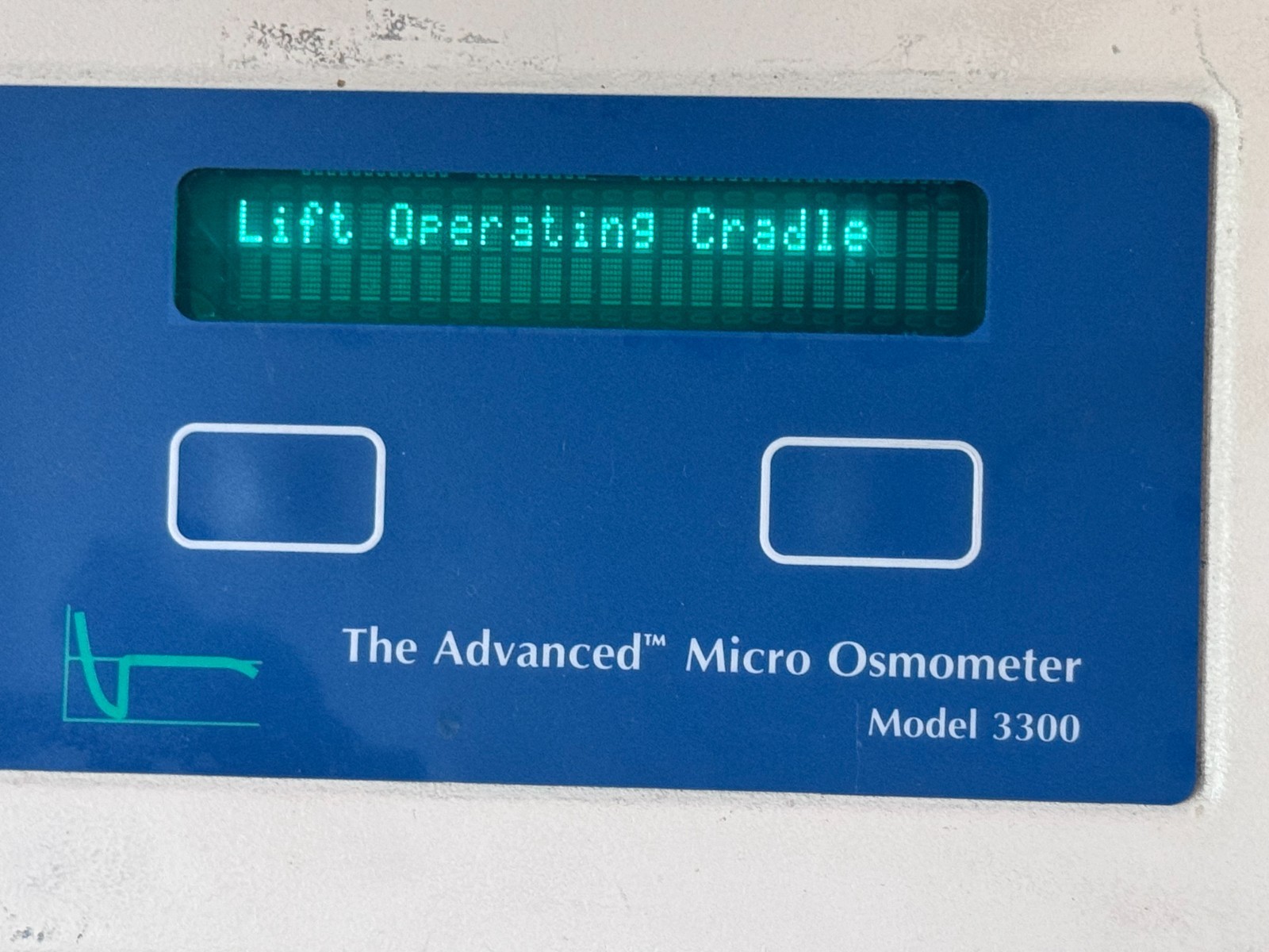 ADVANCED INSTRUMENTS THE ADVANCED MICRO OSOMETER 3300
