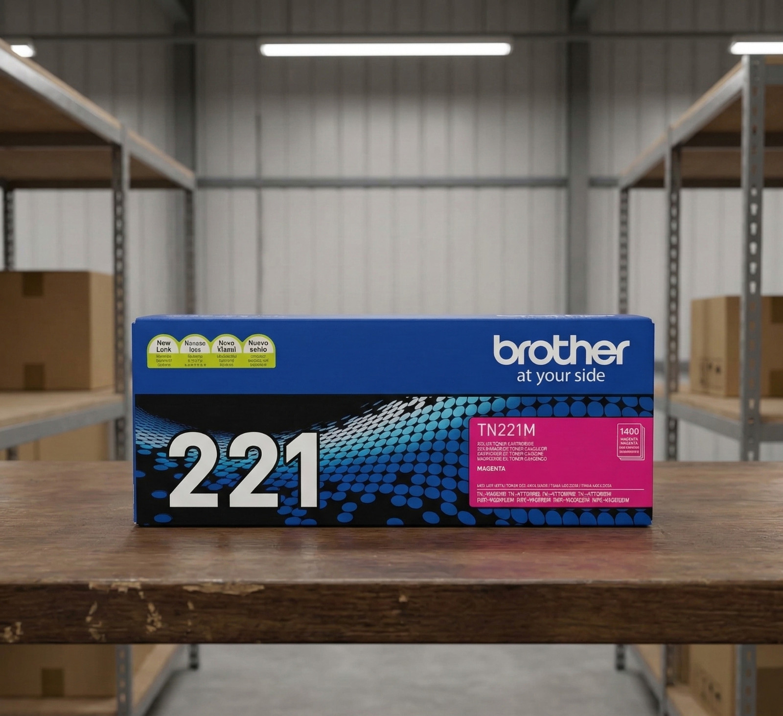 Brother TN221 Toner 4-Pack | Black Cyan Magenta Yellow | For HL-3170CDW MFC-9340