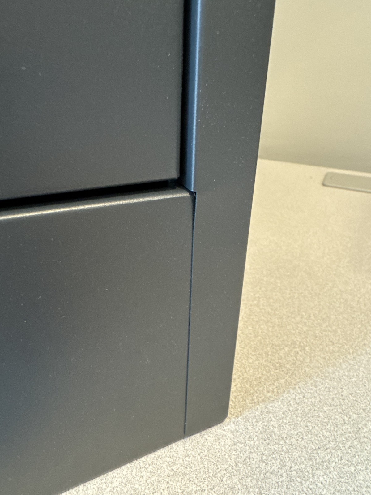 NEW! Bisley 3-Drawer Flush Front File Cabinet – Anthracite **REDUCED PRICE**
