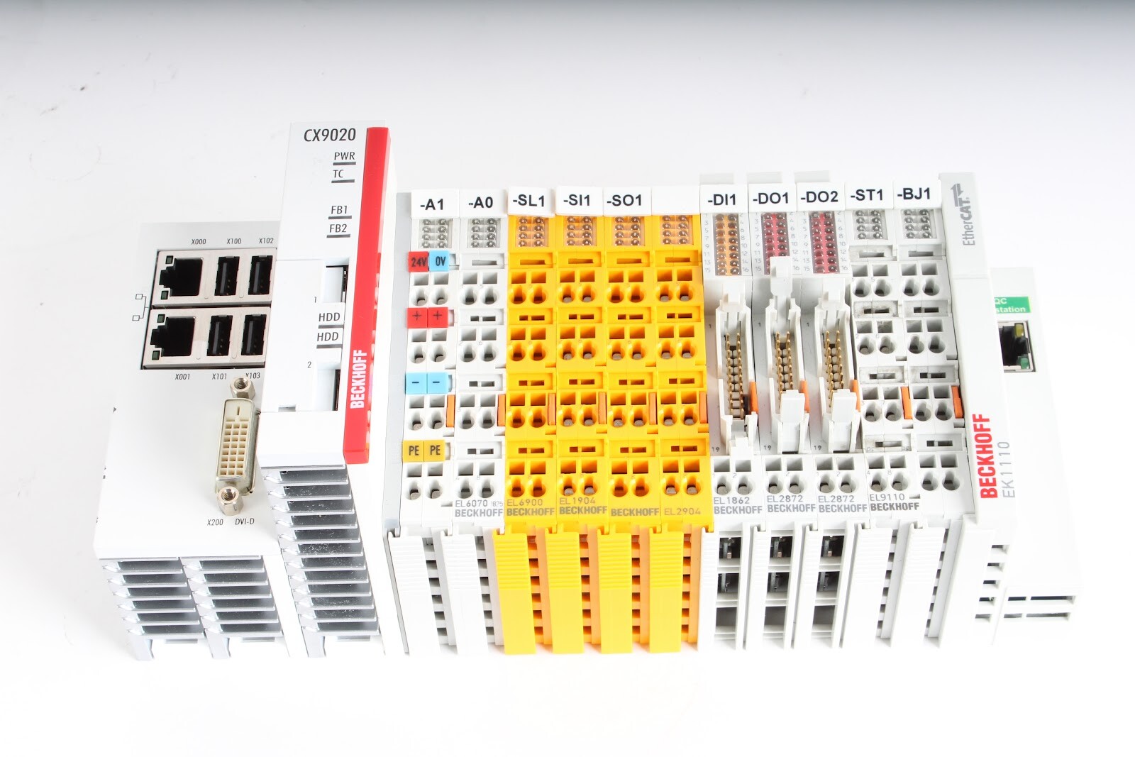 Beckhoff CX9020-0115, EL6070 EL6900 EL1904 EL2904 EL1862,2x EL2872,EL9110,EK1110