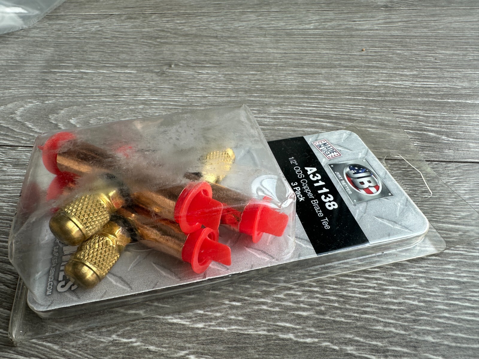 ꙮ *3 PACK* JB JUST BETTER A31138 ACCESS VALVE 1/2″ OD