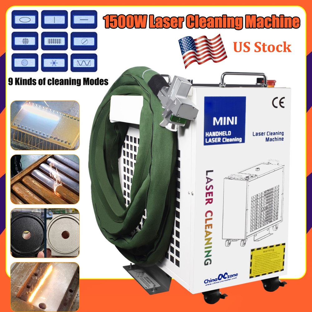 1500W Handheld Fiber Laser Cleaning Machine For Cleaning Rust/Oil/Paint Remove