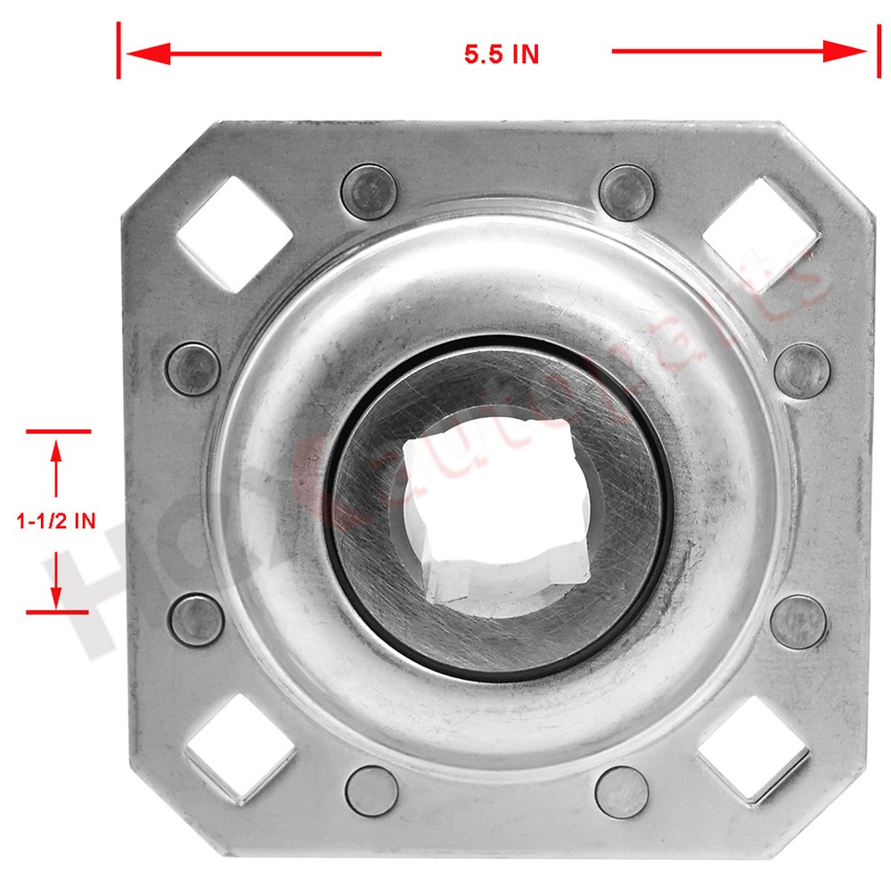 FD211RM 1-1/2″ Harrow Flange Disc Bearing Unit Square Bore fits DHU1-1/2S-211