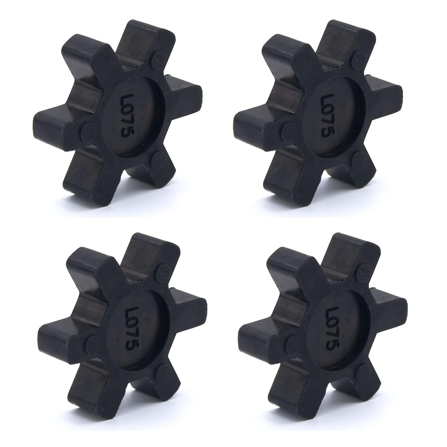 4Pcs L075 Lovejoy Rubber Spider Insert Closed Fits L075 Coupling