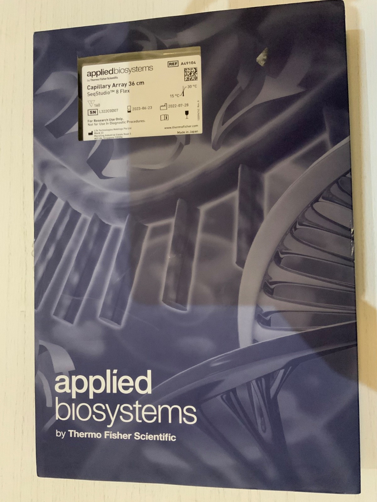 Applied Biosystems SeqStudio Flex Genetic Analyzer 8-Capillary Array, 36 cm