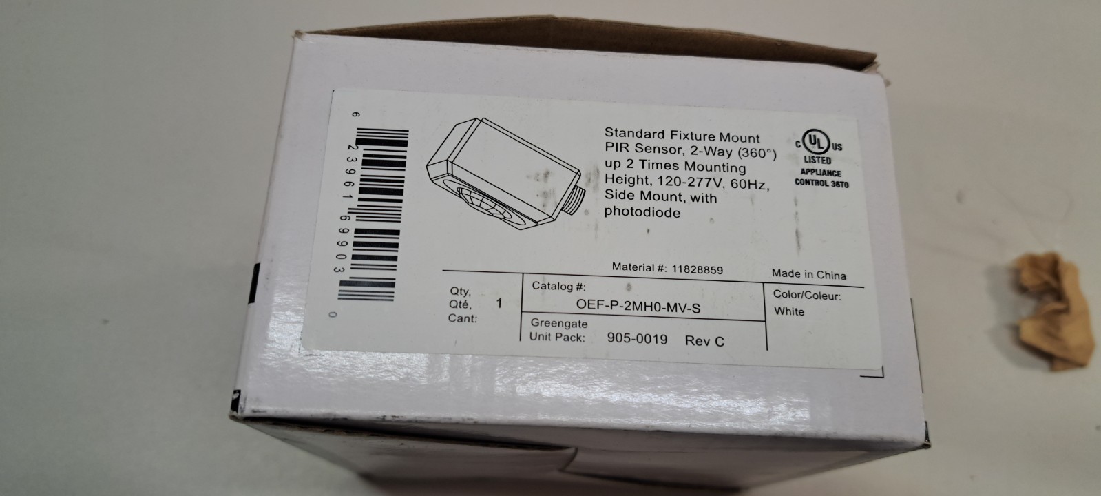 Cooper Metalux OEF-P-2MH0-MV-S 120V Sensor 360°