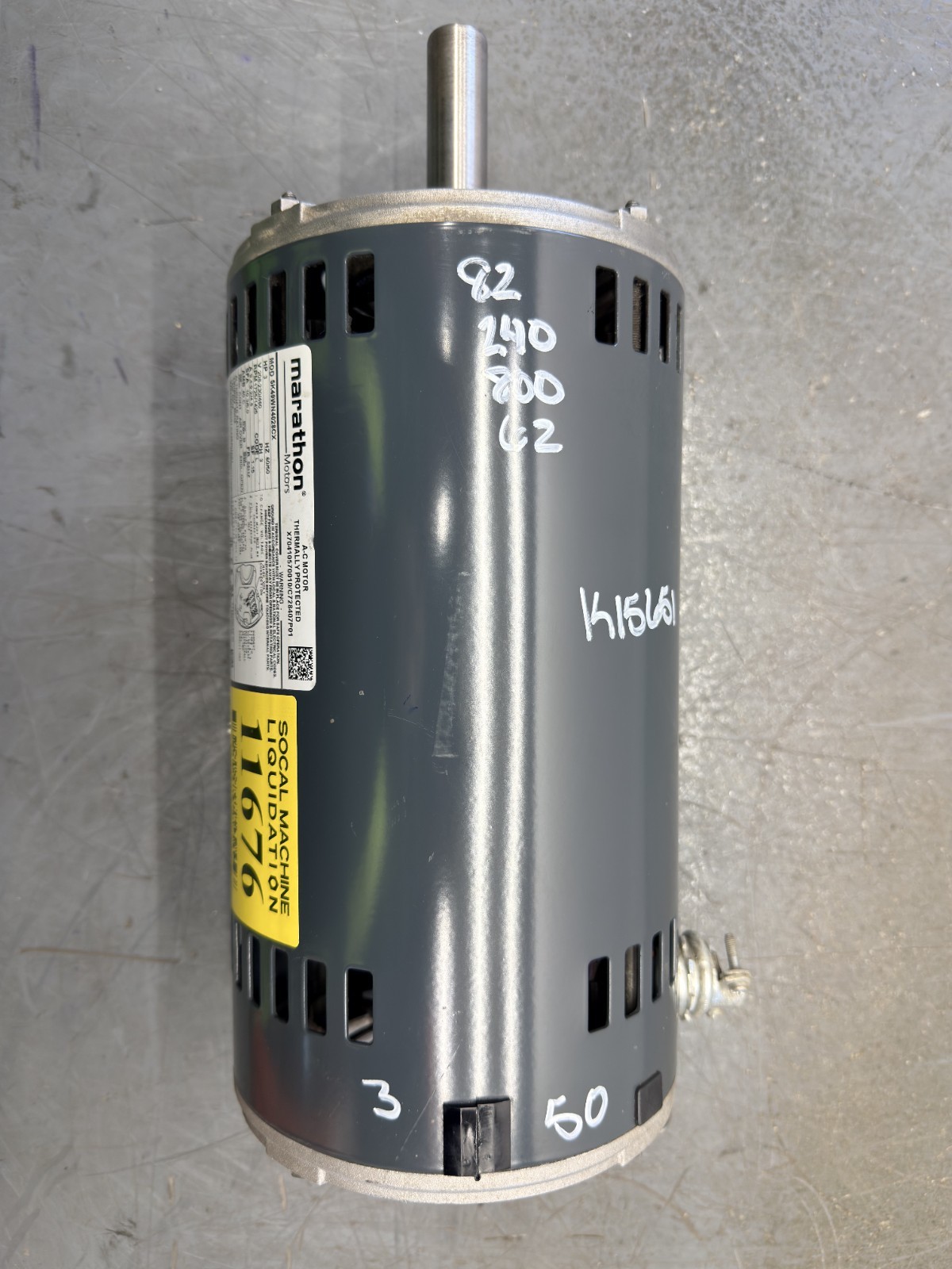 Marathon Motors / 5K49WN4028CX /X70410570010/ 3HP / 208-230/460V /Electric Motor