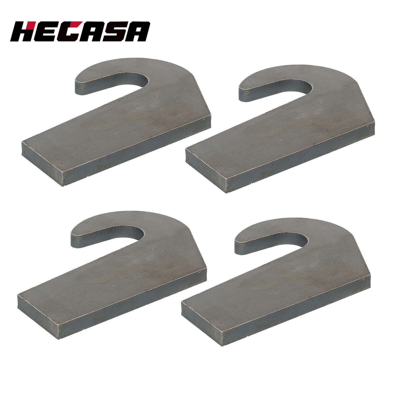 4X Steel Mounting Brackets For Pin Type Over The Bucket Loader Pallet Forks