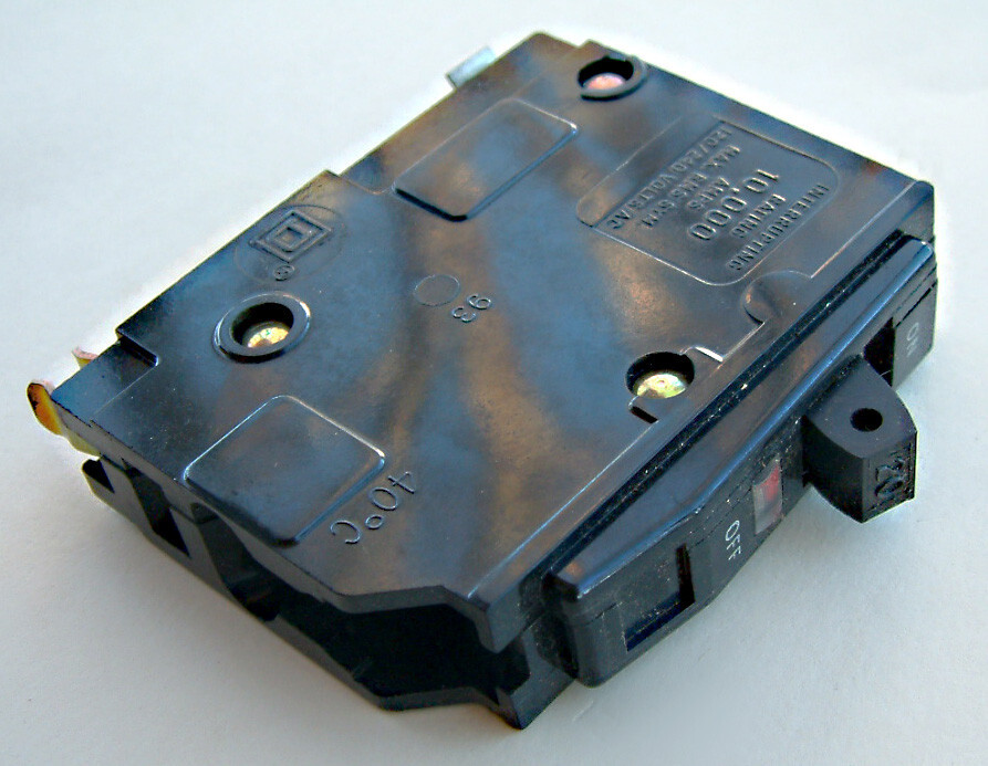 Square D QO120 1 Pole 20 Amp Type QO Circuit Breaker