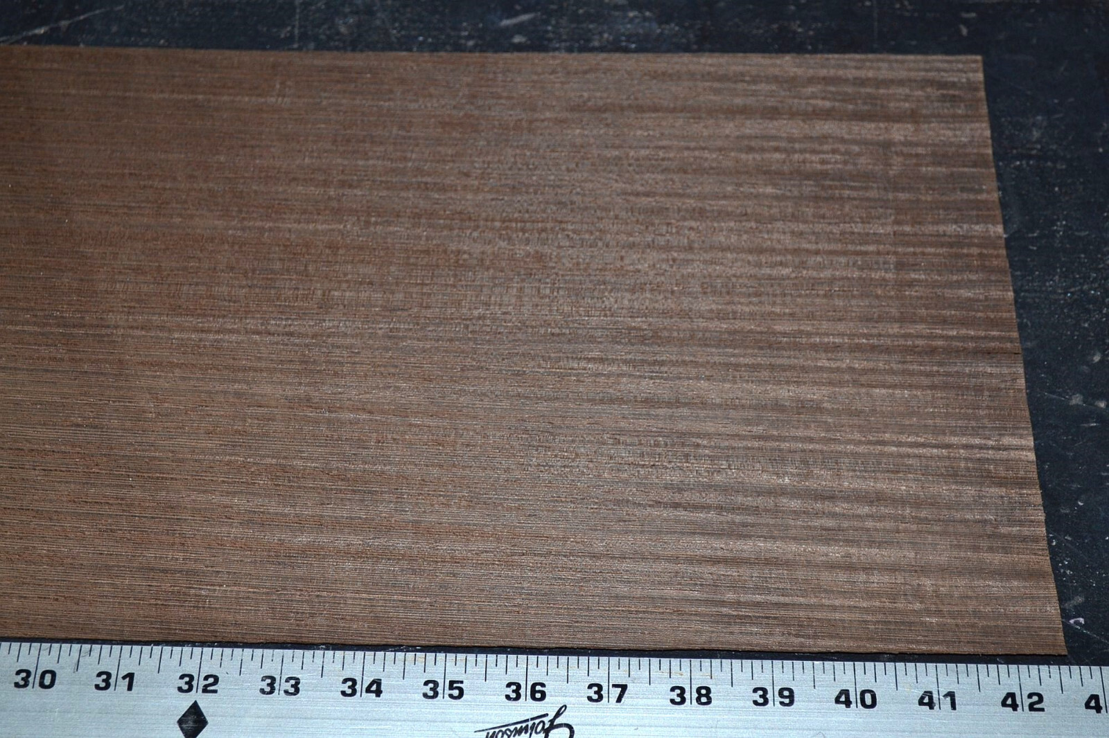 Wenge Raw Wood Veneer Sheet 9.5 x 42 inches 1/42nd thick 4669-78