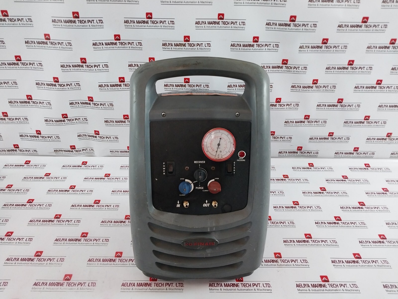 ROBINAIR 25150B High Pressure Recovery Machine 0-800 PSI 0-55 BAR R410A 115VAC