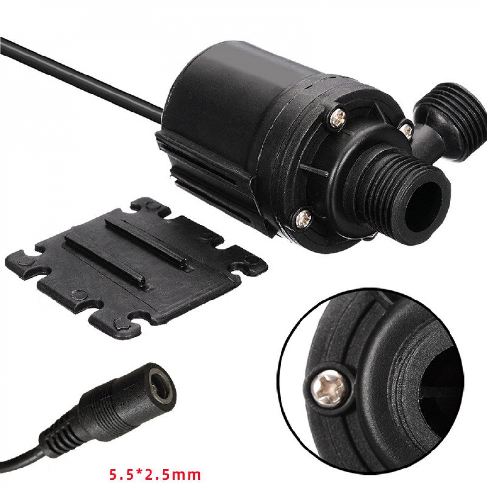 DC12V/24V Brushless Booster Pump – 13L/min IP68 Solar Water Heater Water Pump