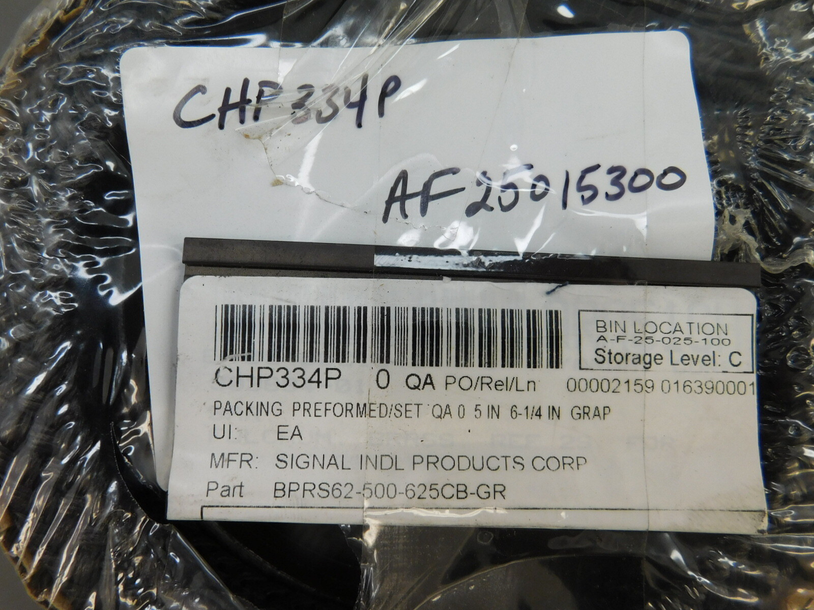 Curtiss-Wright CHP334P Packing Set, Style 525/6300K/5005, 5.000″ X 6.250″ – N…