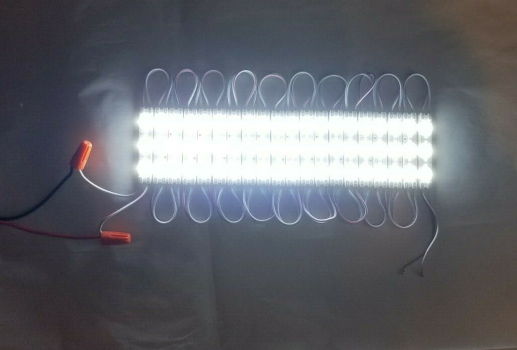 US 100 pcs SMD 2835 Waterproof LED Module for Internal Illumination of Signs