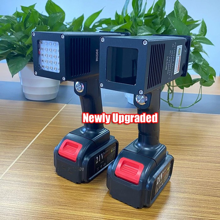 Car Paint Flaw Detection UV Curing Lamp Handheld Rechargeable UV LED Curing Lamp