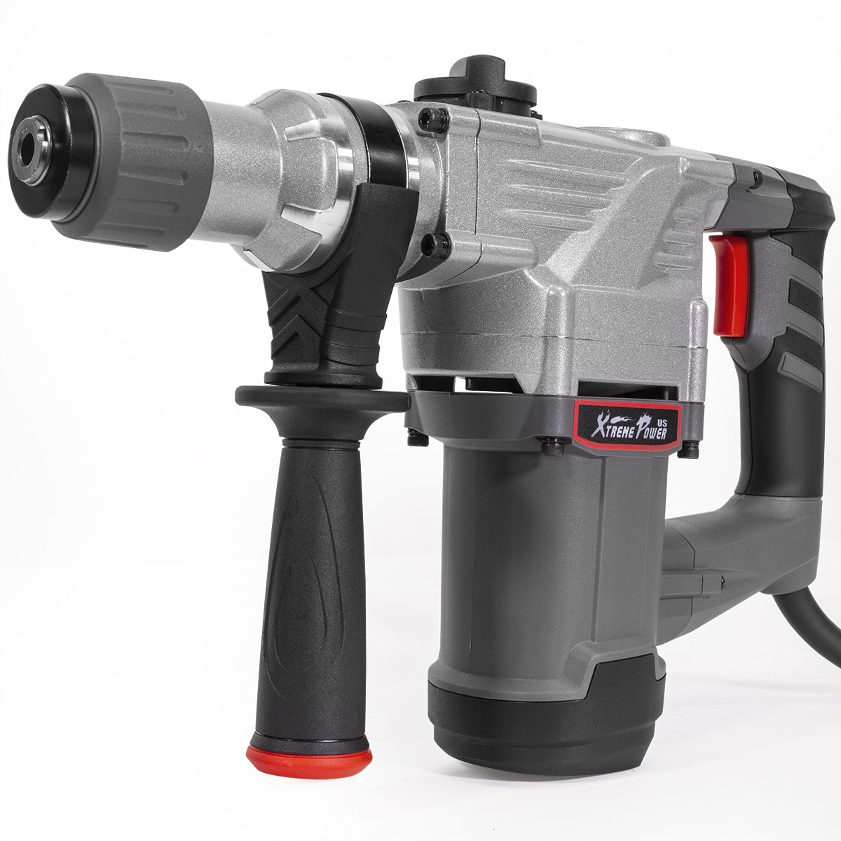 XtremepowerUS 1180W Rotary Chipping Hammer Drill 1-1/4″ SDS Plus Variable Speed