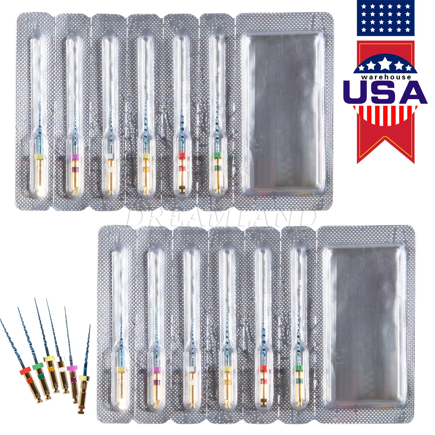 1 PACK Dental Rotary 21MM Lima ENDO Root Canal Niti Files CICADA Universal