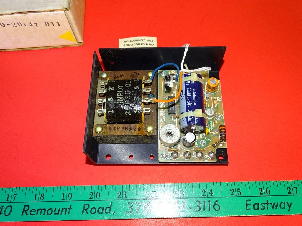 DC Power Supply 18v 24v Output 115v 230v AC Input 2B24-1.0B NOS POWERTEC