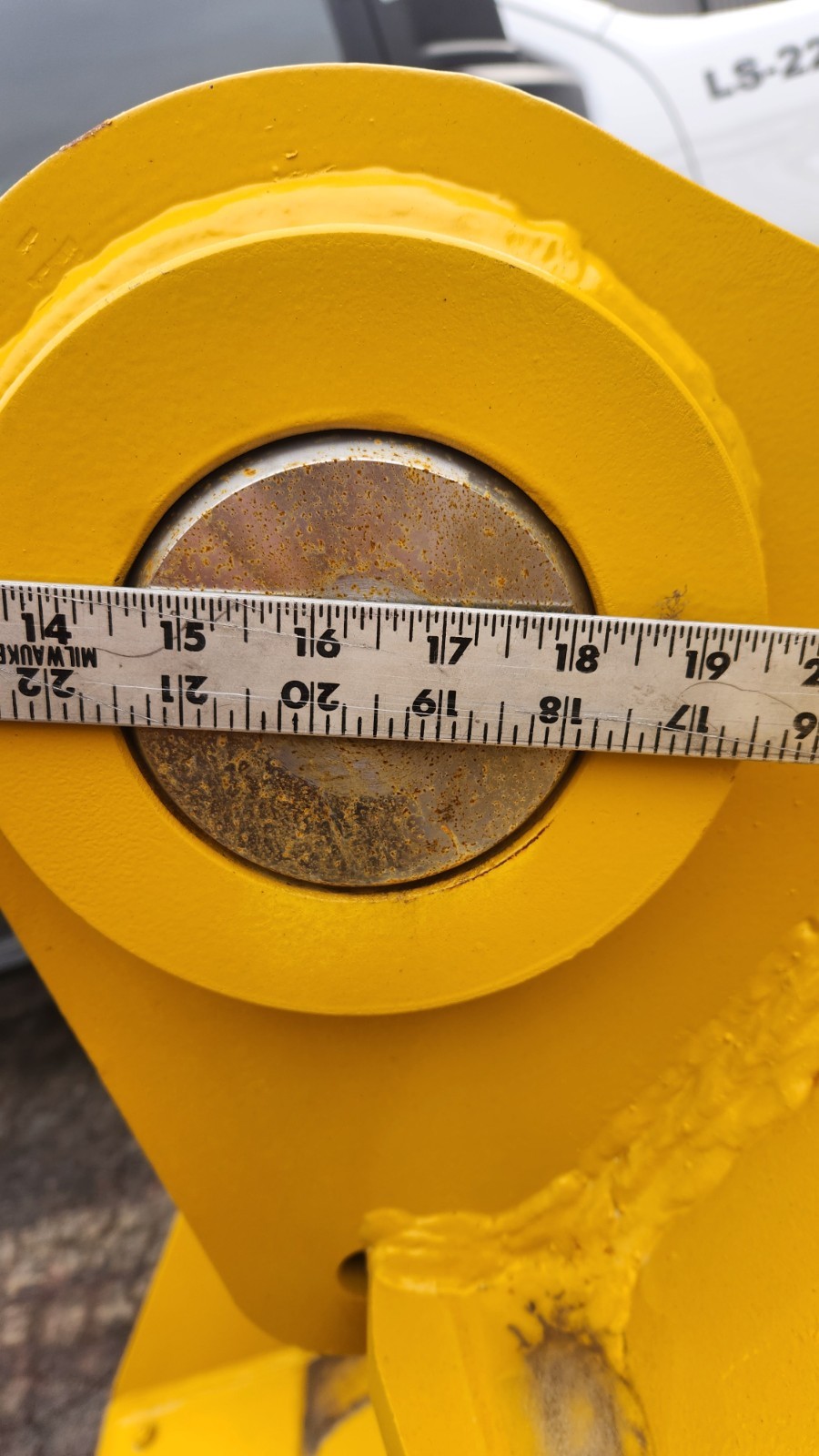 36″ Cat 330 336 trench roller Bucket compactor wheel Excavator 90mm 100mm .50 YD