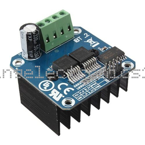 Double BTS7960B DC 43A Stepper Motor Driver H-Bridge PWM For Arduino Smart Car